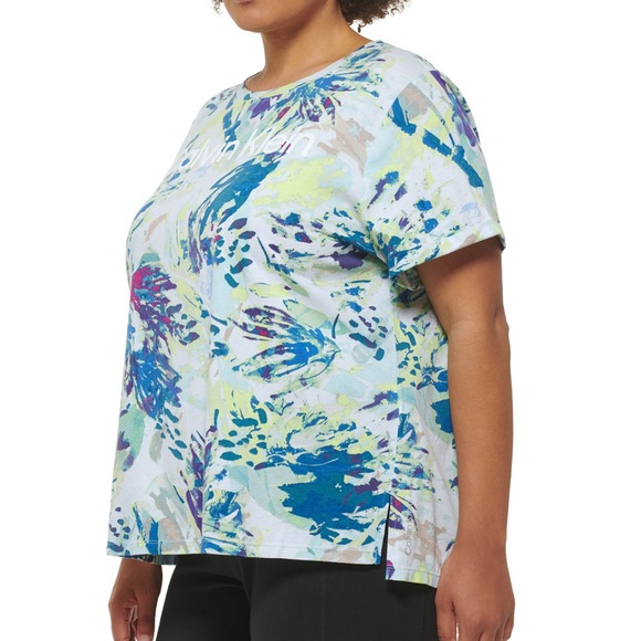 Calvin Klein. Plus size printed logo T-Shirt. - Picture 3 of 7